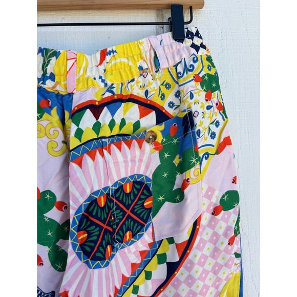 NWT Anthropologie Maeve Straight Leg Pull On Silky Pants, Sz S - Picture 8 of 9